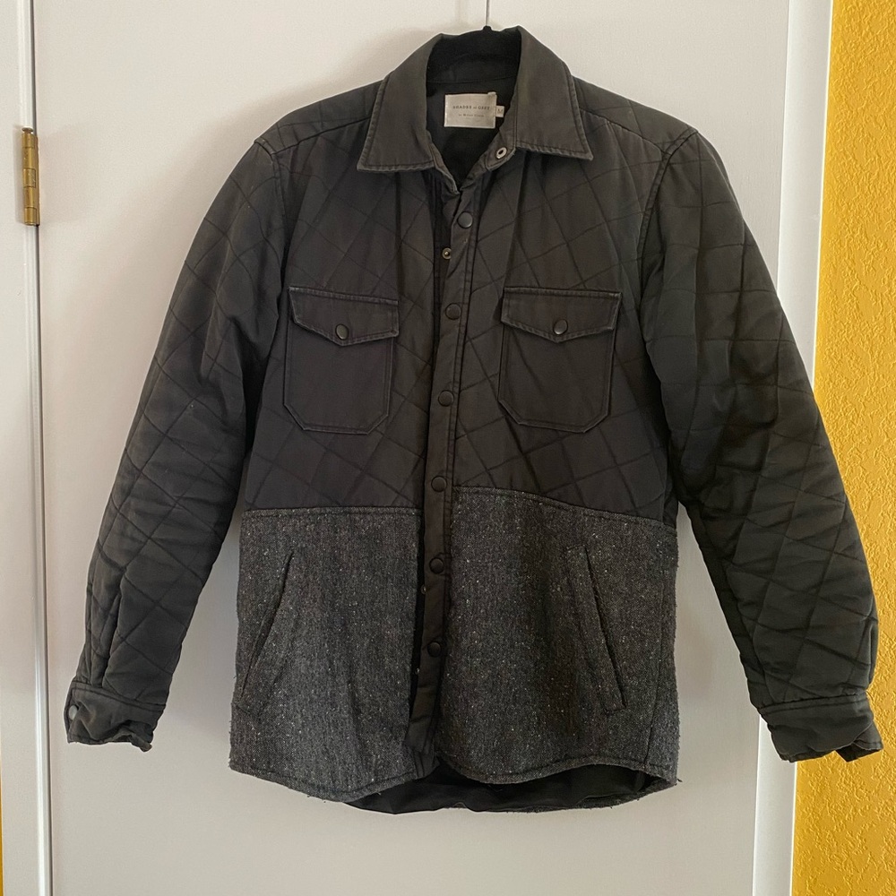 Shades of Grey by Micah Cohen lightweight oversized quilted jacket